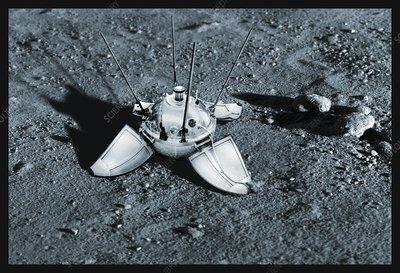 Ето го първият апарат, кацнал на Луната